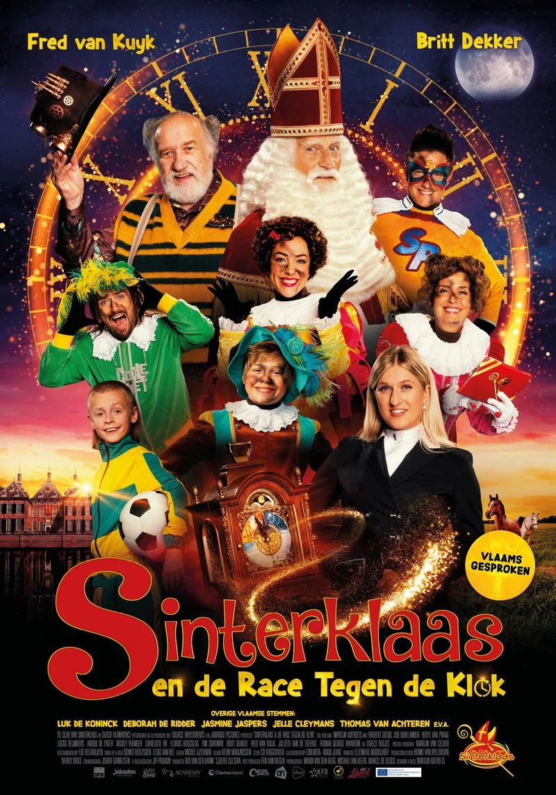 Poster van De Club van Sinterklaas & de Race tegen de Klok