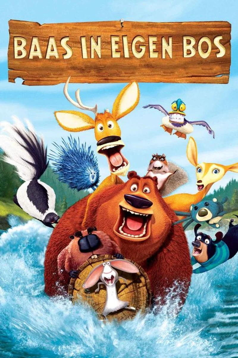 Poster van Baas in eigen bos