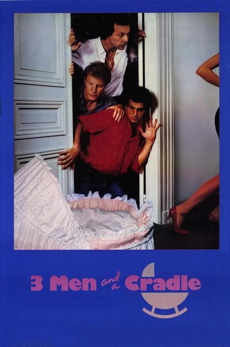 Poster van Three Men and a Cradle