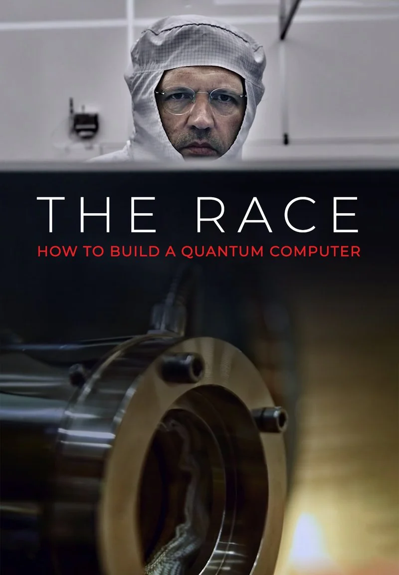 Poster van The Race: How to Build a Quantum Computer