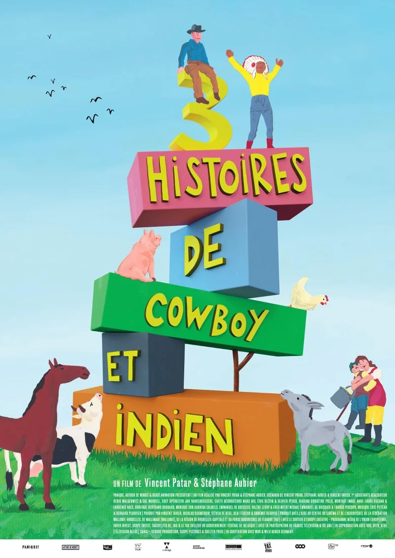 Poster van 3 Histoires de Cowboy et Indien