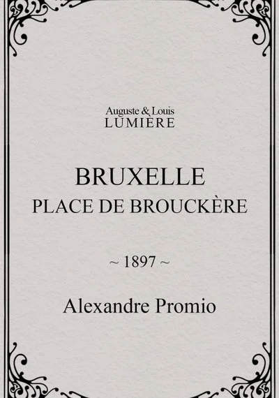 Poster Bruxelles, Place de Brouckère