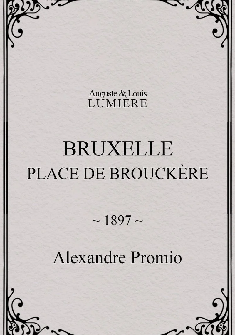 Poster van Bruxelles, Place de Brouckère