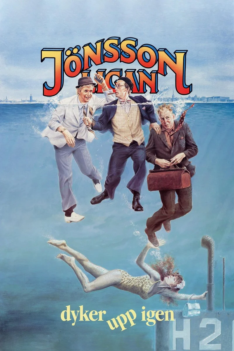 Poster van The Jönsson Gang Turns Up Again
