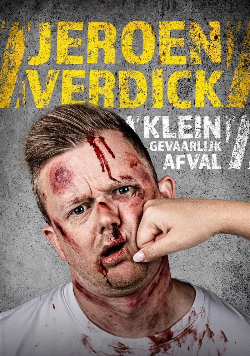 Poster van Jeroen Verdick: Klein Gevaarlijk Afval