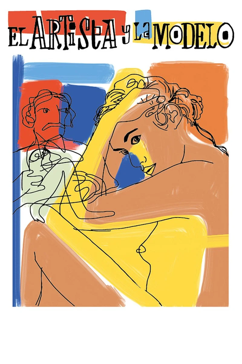 Poster van The Artist and the Model