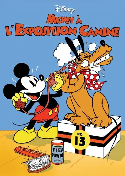 Affiche Mickey à l'Exposition Canine