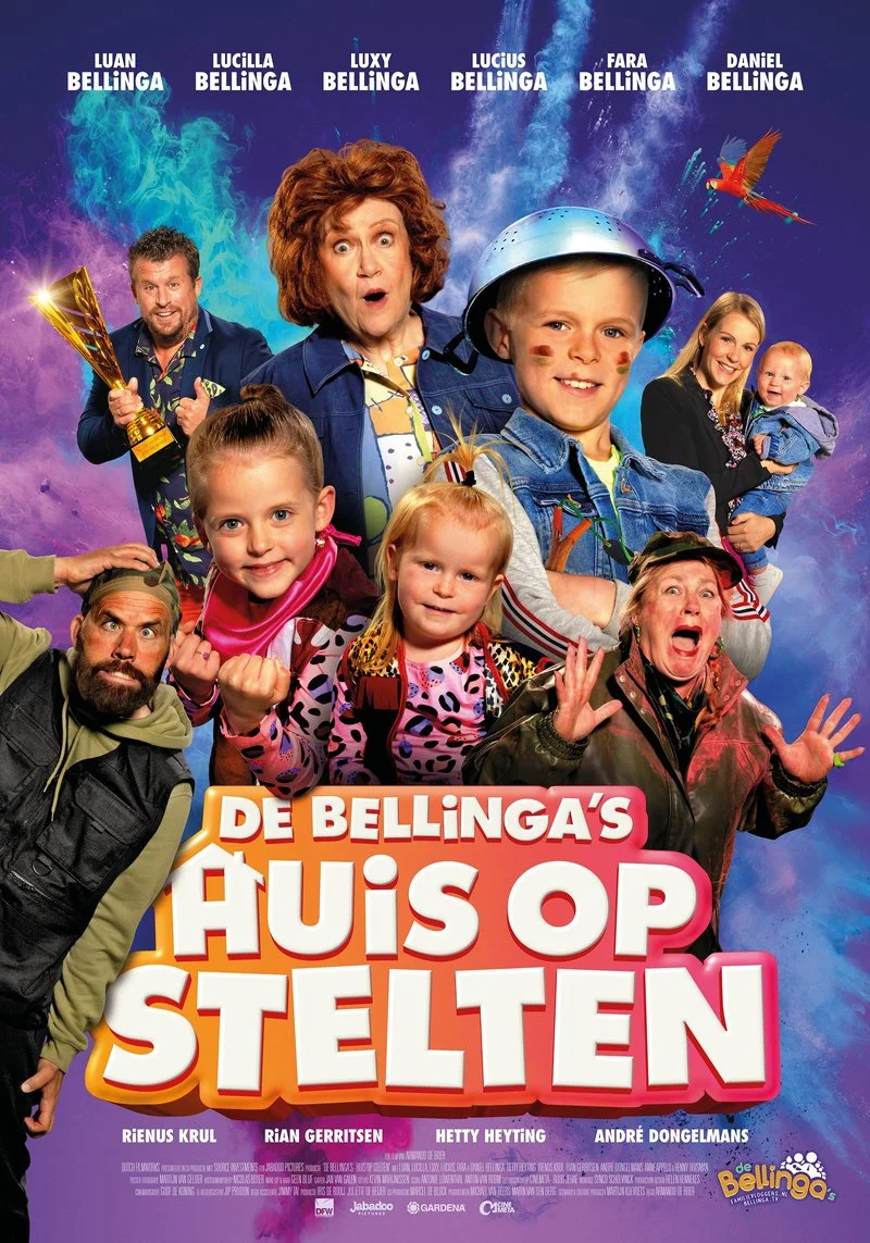 Affiche de De Bellinga's: Huis op Stelten