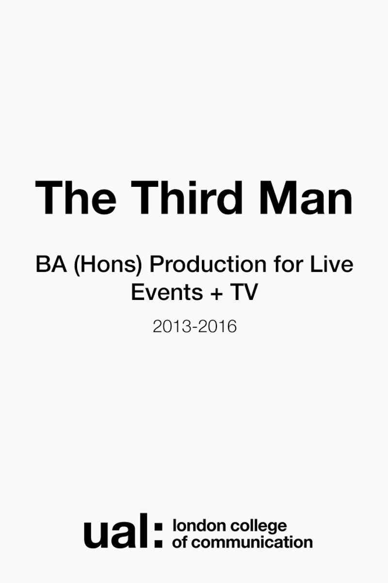 Poster van The Third Man