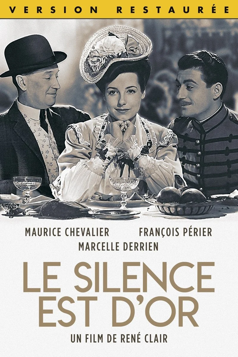Poster van Le silence est d'or