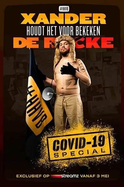 Affiche Xander De Rycke - Houdt het voor Bekeken - Covid-19
