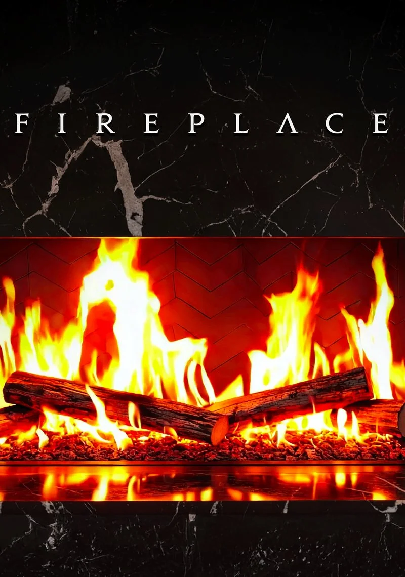 Poster van Fireplace