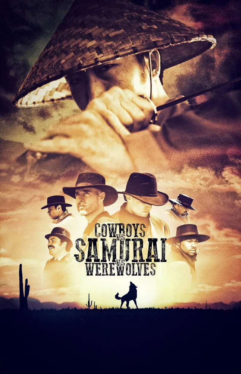 Affiche de Cowboys vs Samurai vs Werewolves