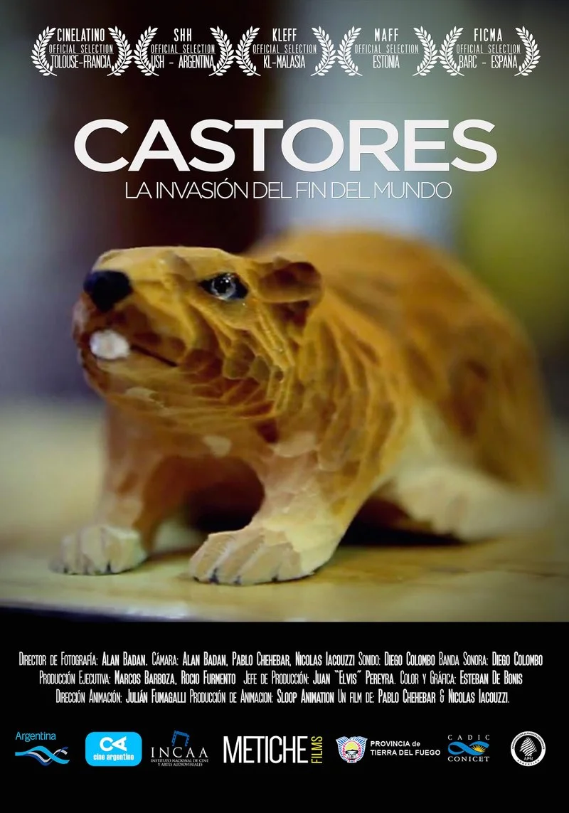 Poster van Beavers Patagonia Invaders