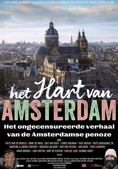 Affiche Het hart van Amsterdam