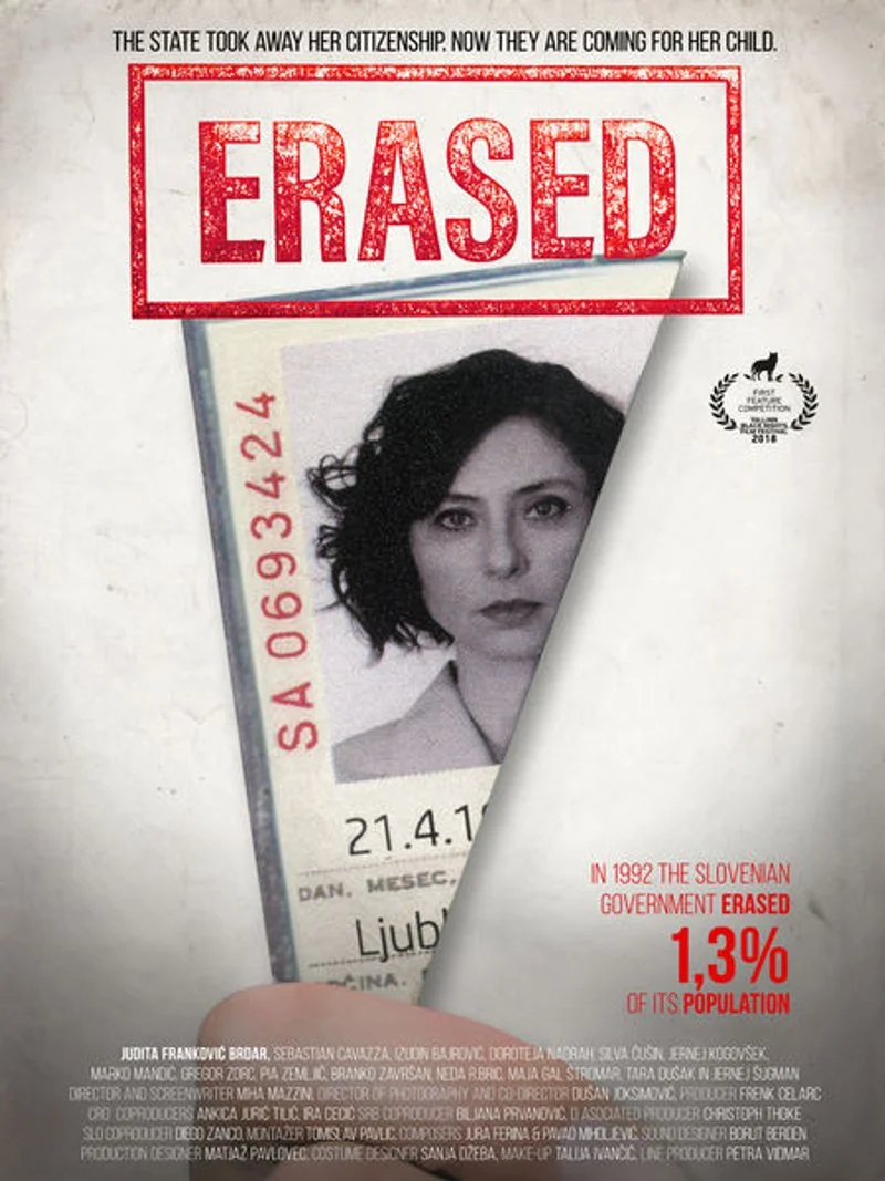 Poster van Erased