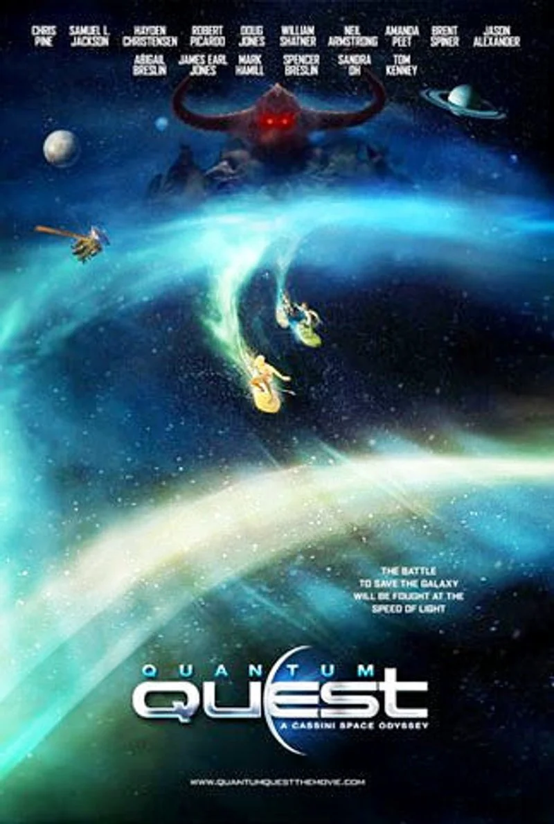Poster van Quantum Quest: A Cassini Space Odyssey