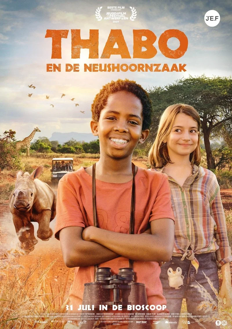 Poster van Thabo en de neushoornzaak
