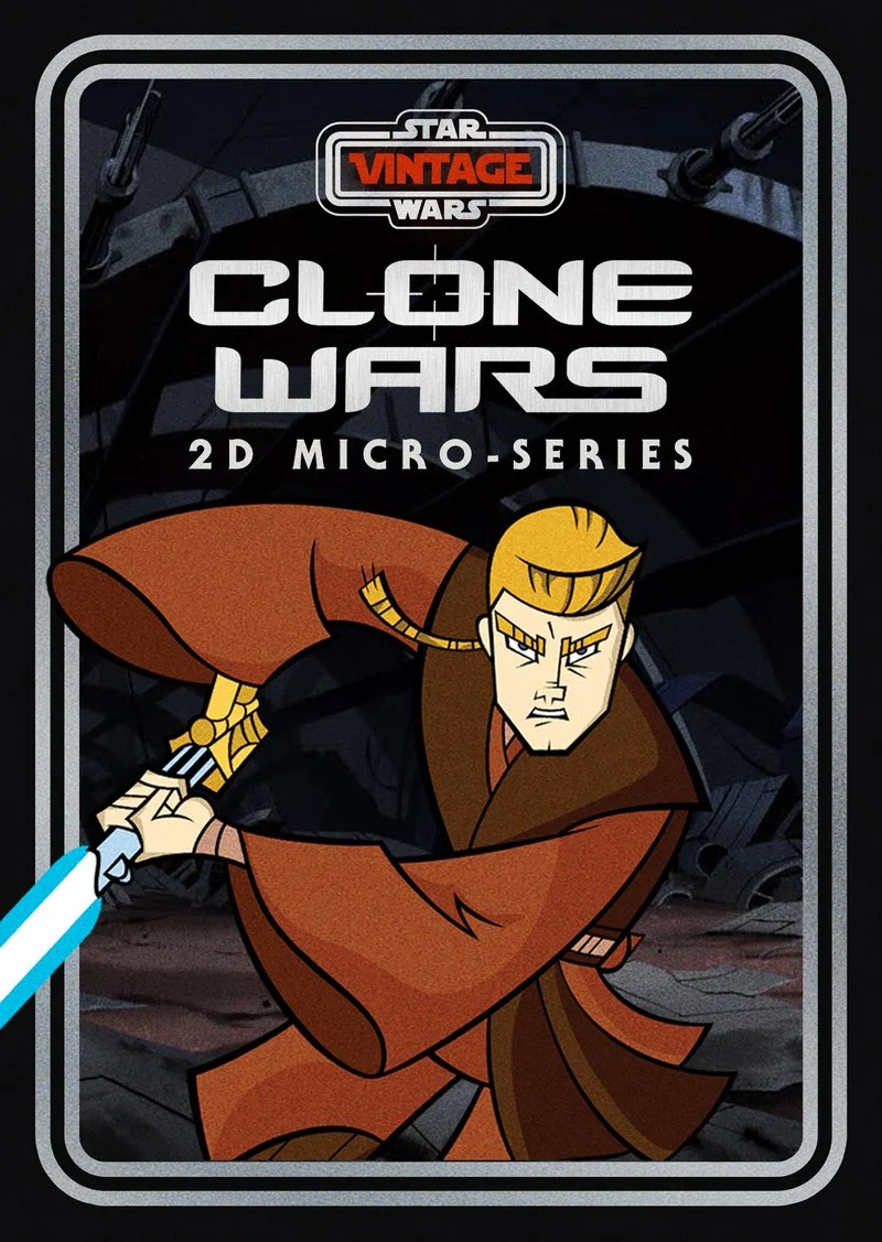 Poster van Star Wars Vintage: Clone Wars 2D Micro-Series