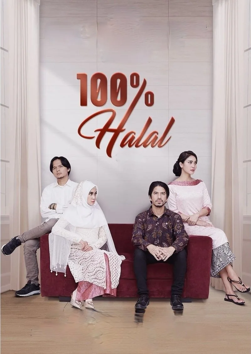Poster van 100% Halal