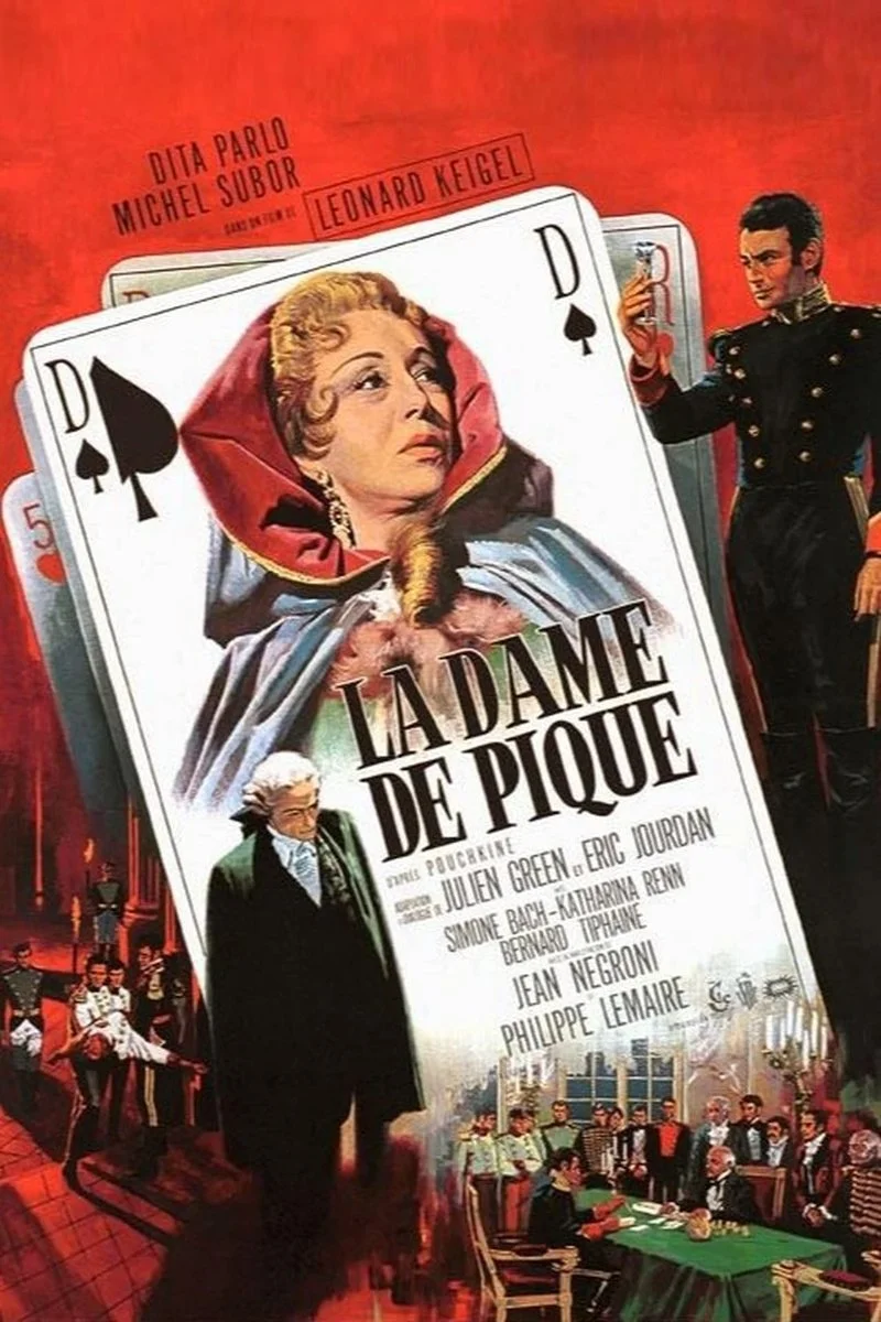 Poster van LA DAME DE PIQUE