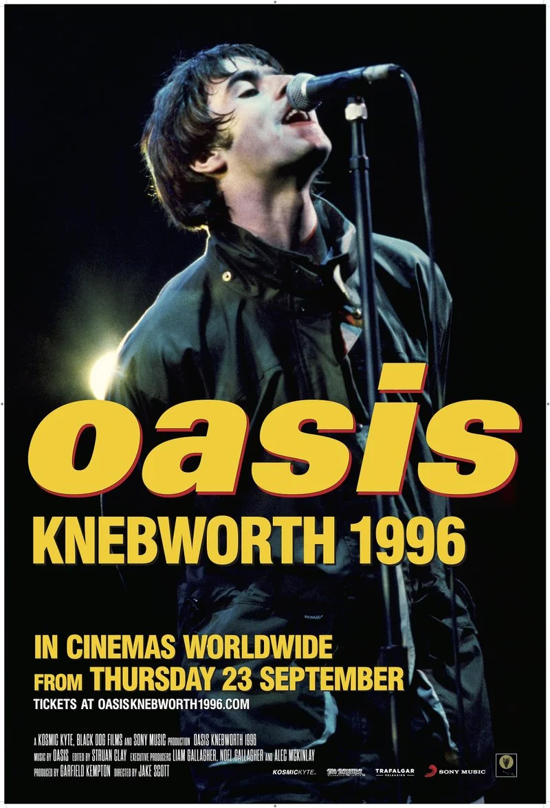 Poster van Oasis Knebworth 1996