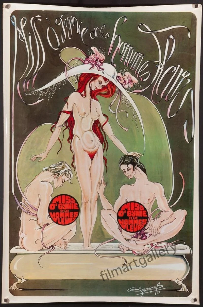 Poster van Miss O'Gynie et les hommes fleurs