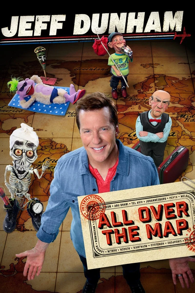 Poster van Jeff Dunham - All Over the Map