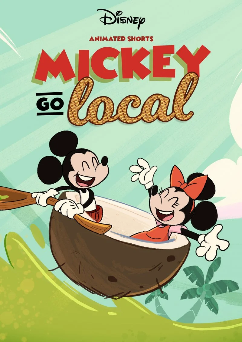 Poster van Mickey Go Local