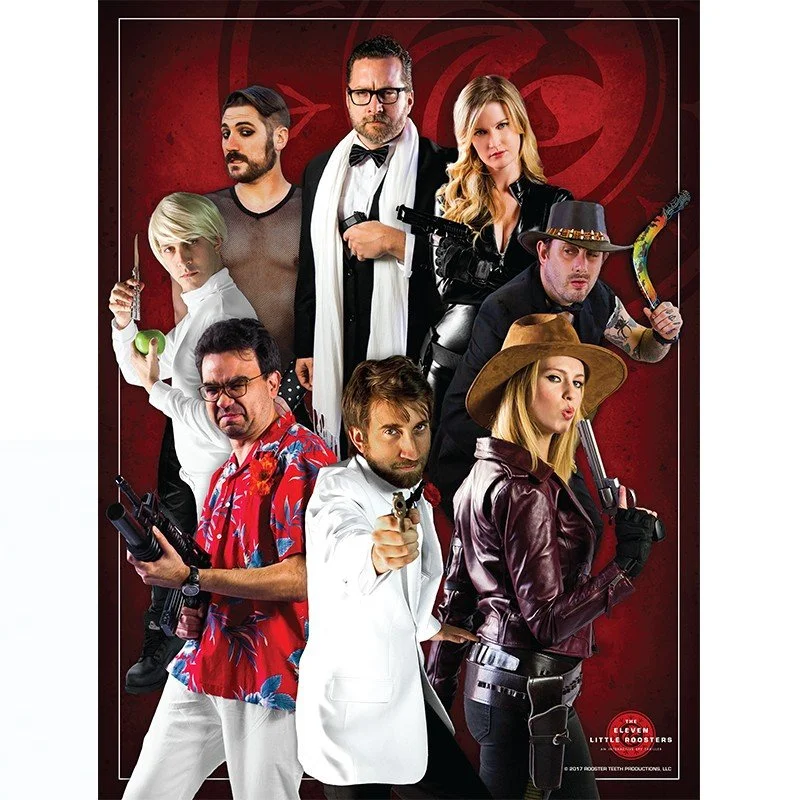 Poster van The Eleven Little Roosters