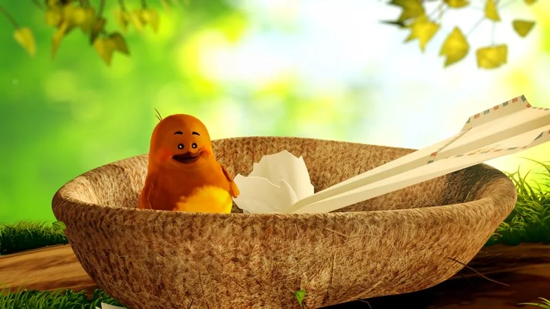 Poster van Peep and the Paperplane