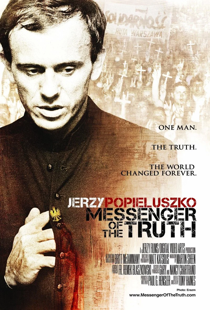 Affiche de Père&nbsp;Popiełuszko, messager de la vérité