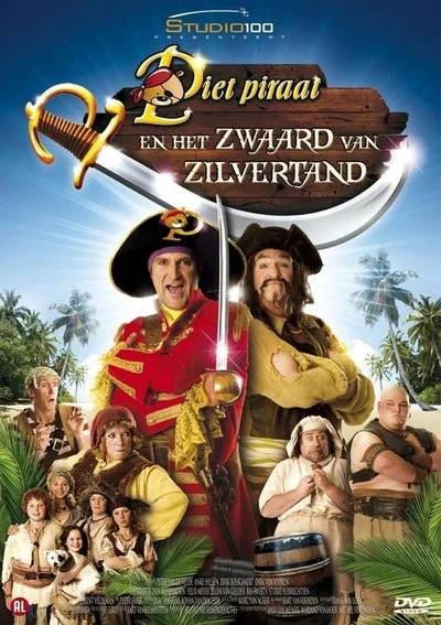 Affiche Piet Piraat en het Zwaard van Zilvertand