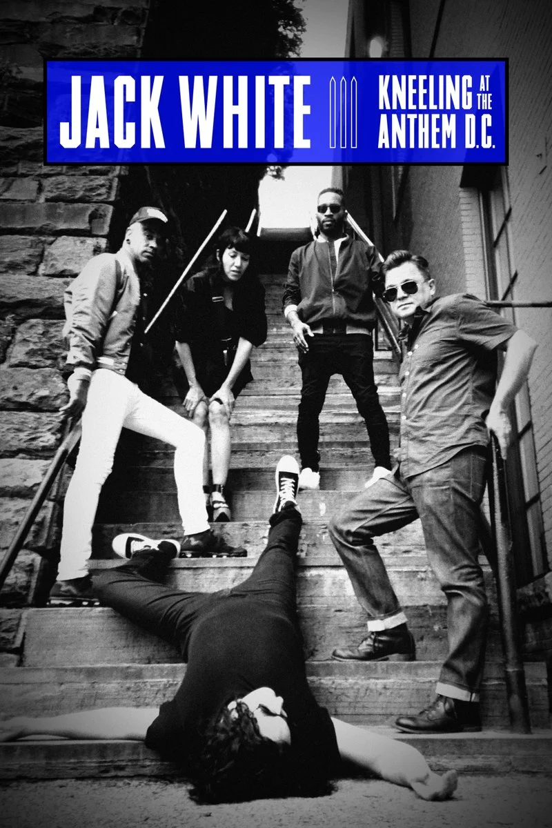 Poster van Jack White Kneeling At The Anthem D.C.