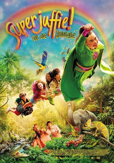 Poster Superjuffie in de Jungle