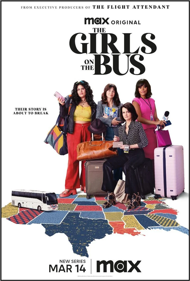 Poster van The Girls on the Bus