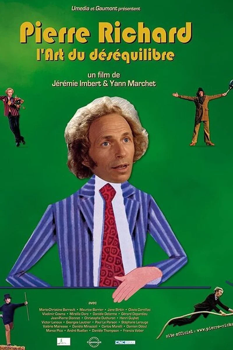 Affiche de Pierre Richard, l'art du déséquilibre