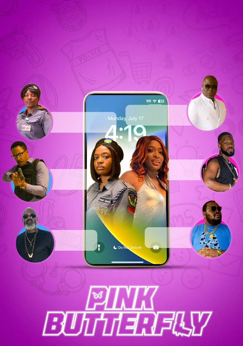 Affiche de Pink Butterfly
