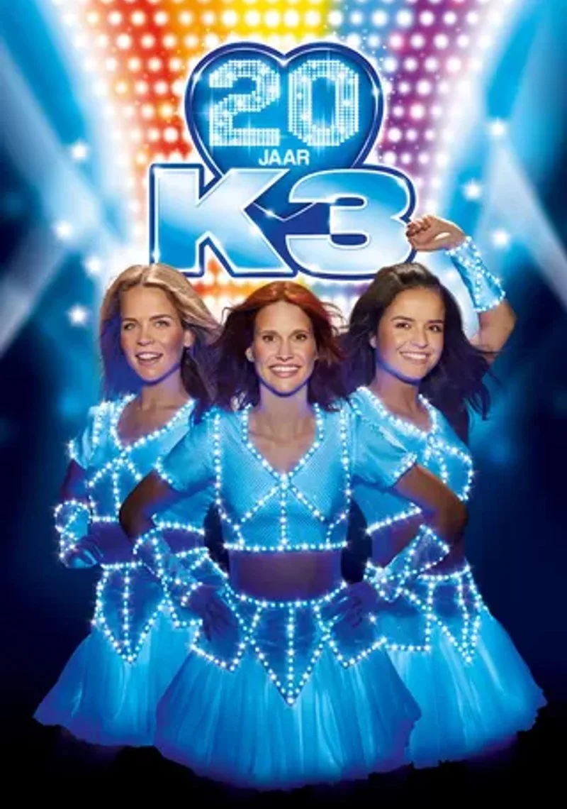 Poster van K3 20 jaar - Land van de regenboog