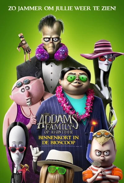 Affiche La Famille Addams : Une Virée D'enfer