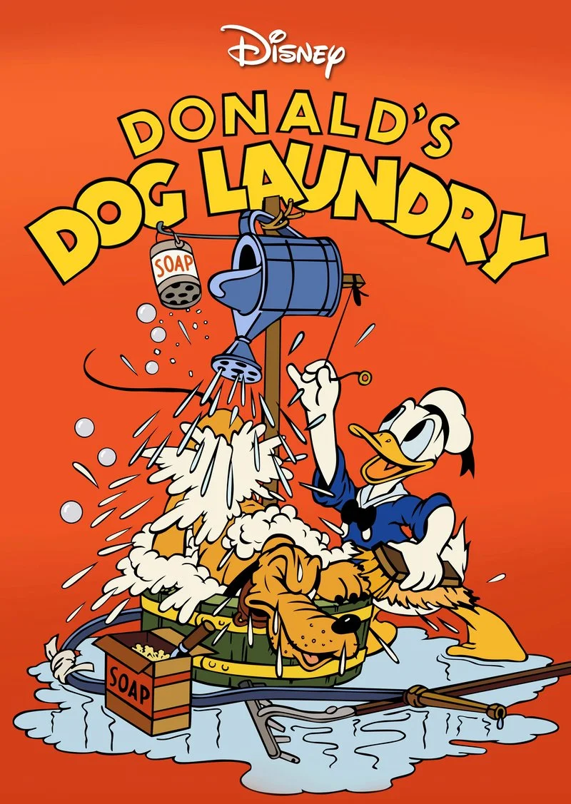Poster van Donald's Dog Laundry