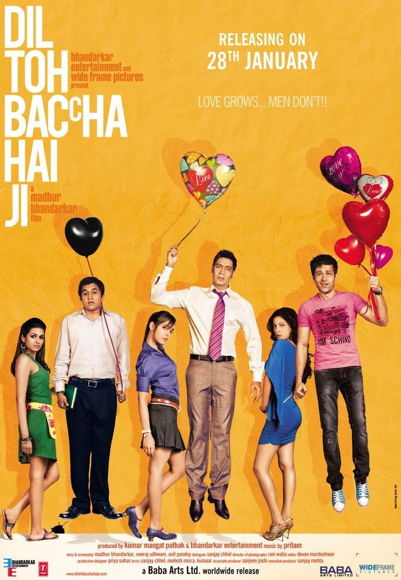 Poster van Dil Toh Baccha Hai Ji