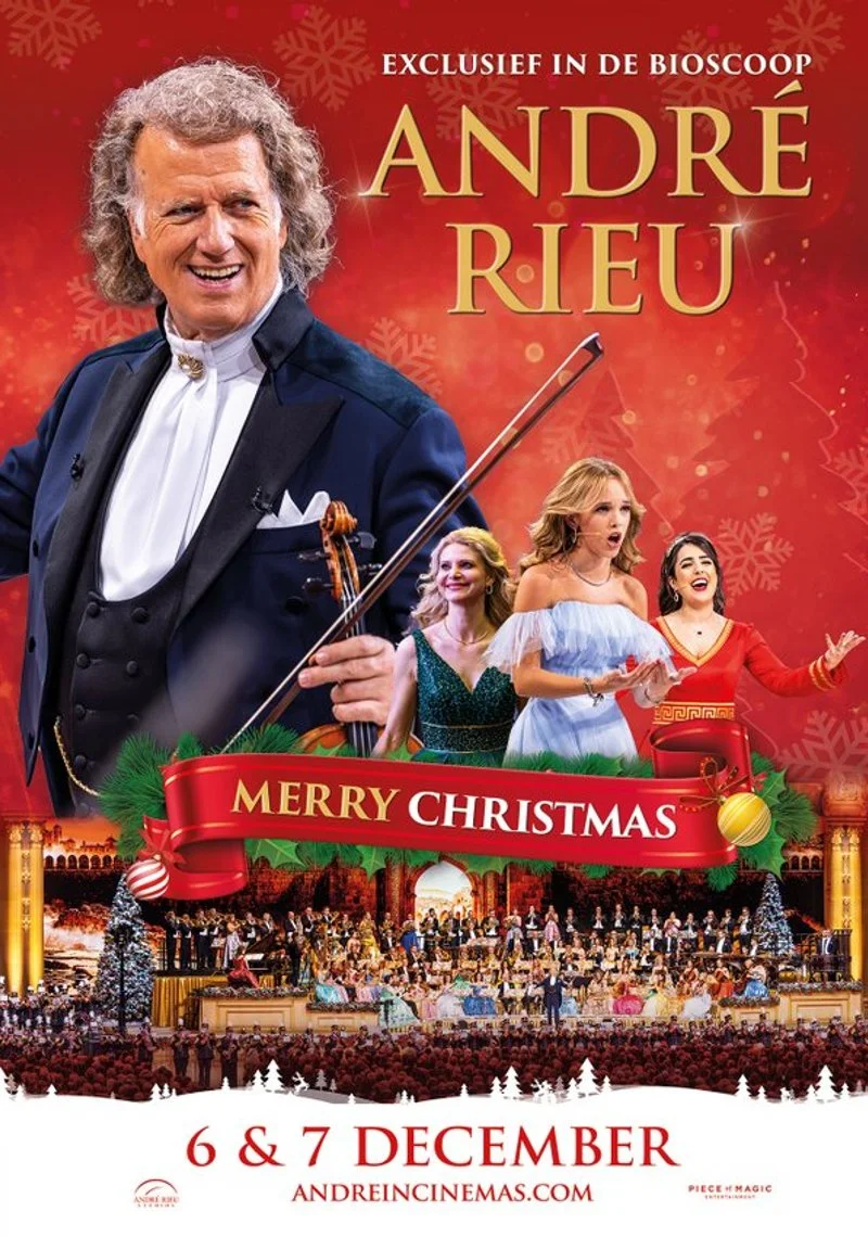 Poster van Andre Rieu's 2025 Christmas Concert: Merry Christmas