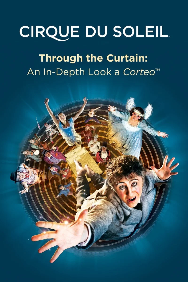 Poster van Cirque Du Soleil Presents Through the Curtain