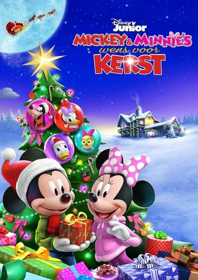 Poster Mickey and Minnie Wish Upon a Christmas