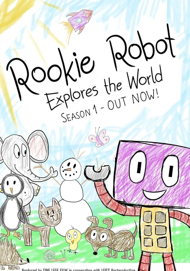 Poster van Rookie Robot Explores the World