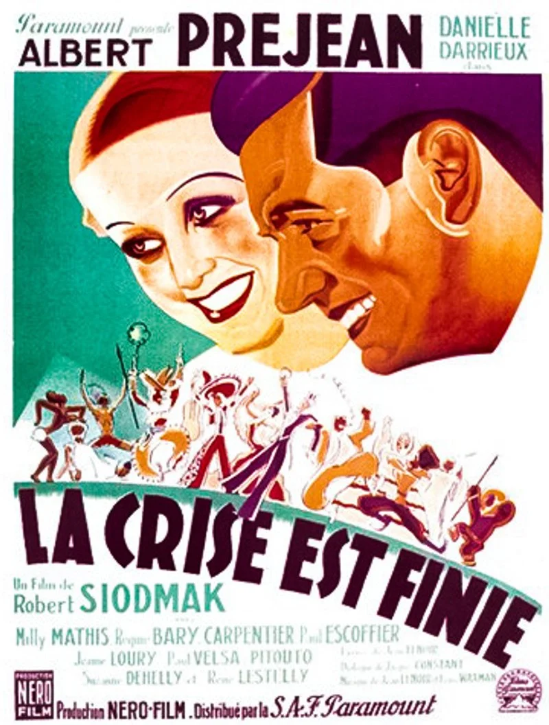 Affiche de La Crise est finie