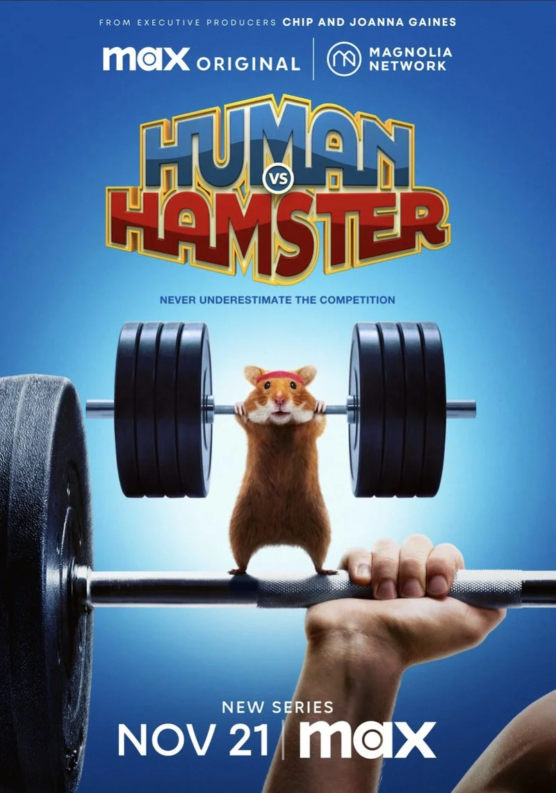 Poster van Human vs Hamster