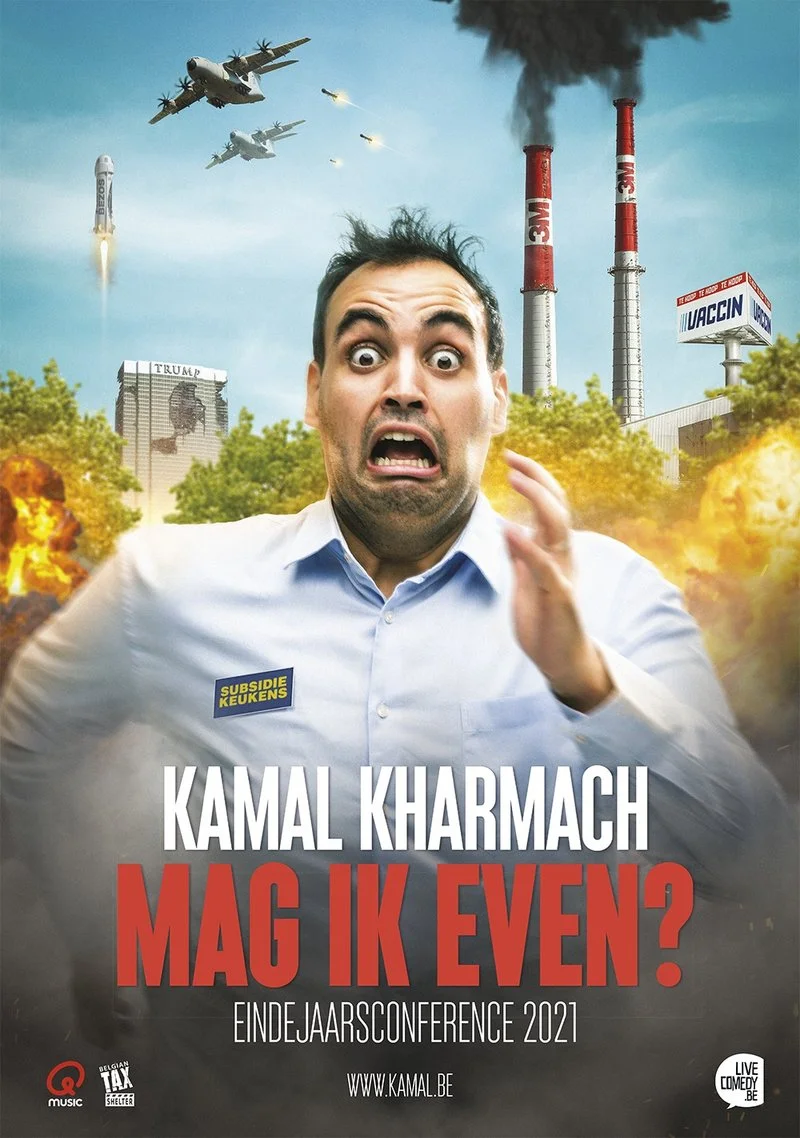 Poster van Kamal Kharmach: Mag ik even?