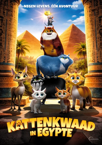 Poster Kattenkwaad in Egypte